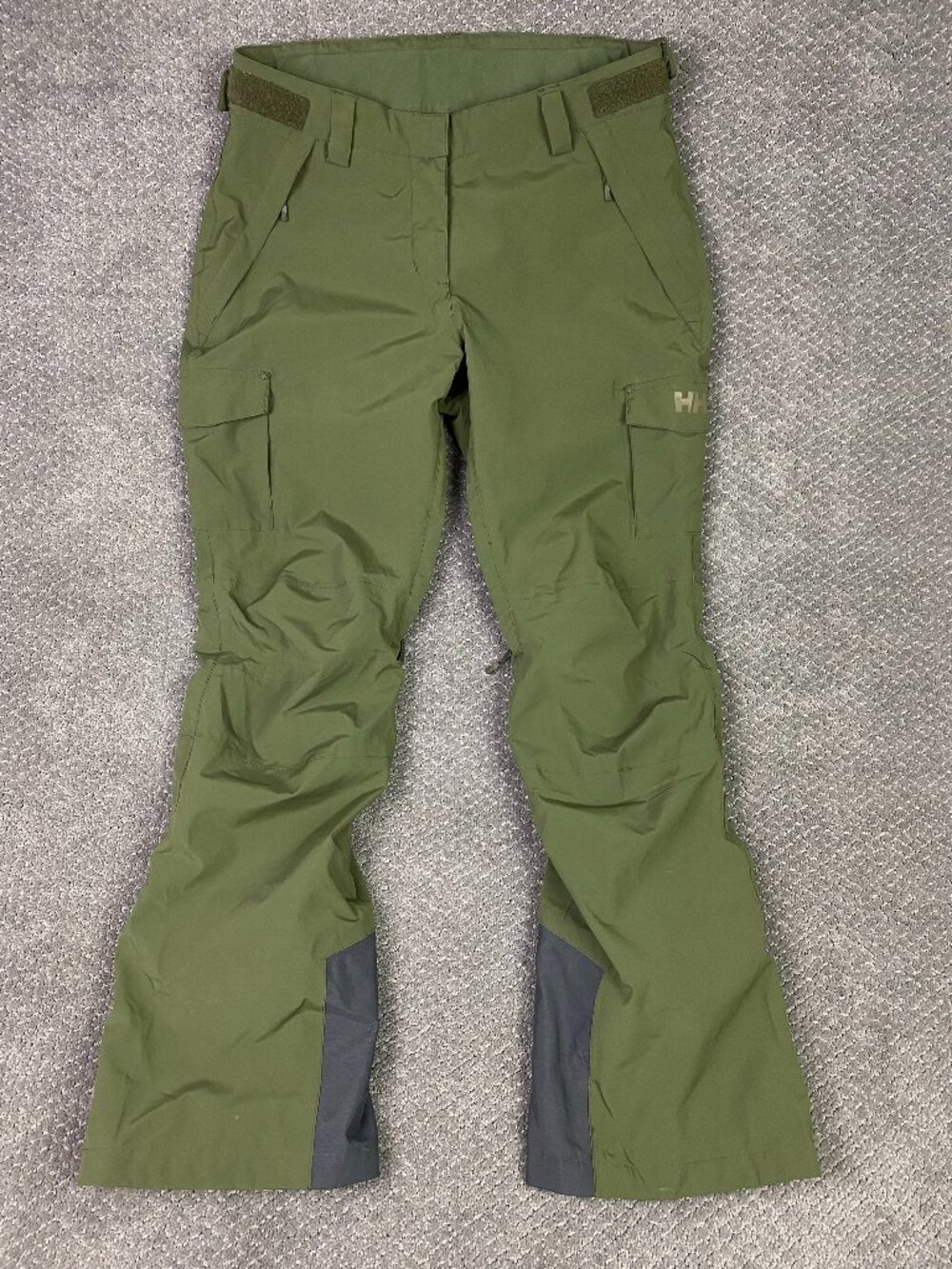 Helly Hansen Ullr D Insulated Ski Pants Mens Large Green RECCO Primaloft Snow
